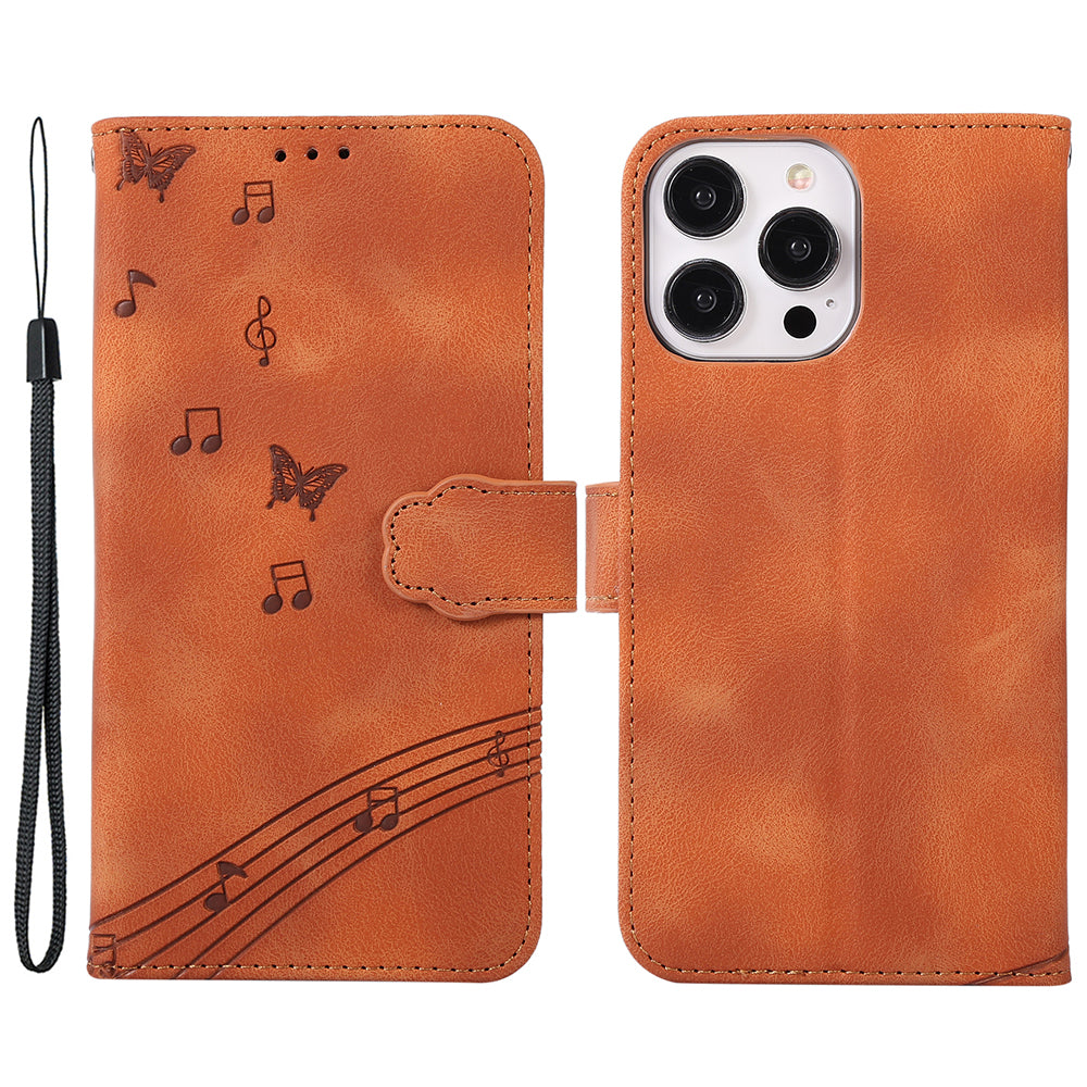 For iPhone 14 Pro Max Imprinted Musical Notation PU Leather Phone Case Wallet Stand Phone Cover For iPhone 14 Pro Max Imprinted Musical Notation PU Leather Phone Case Wallet Stand Phone Cover